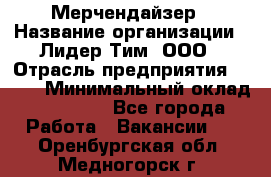 Мерчендайзер › Название организации ­ Лидер Тим, ООО › Отрасль предприятия ­ BTL › Минимальный оклад ­ 17 000 - Все города Работа » Вакансии   . Оренбургская обл.,Медногорск г.